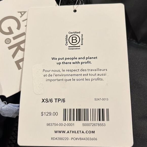 Athleta Girl So Down Winter Jacket size 6. - Picture 4 of 9